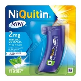 Niquitin Mini tabl.do ssania 2 mg 20 tabl.