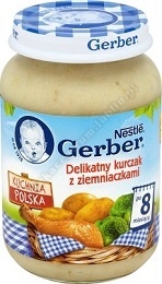 GERBER Obiadek delikat. kurczakz ziemniakami 190 g