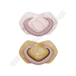 Canpol Babies Smoczek symetryczny silikonowy gold 22/666_PIN 18 m+