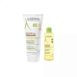 A-Derma Exomega Control Zestaw balsam emolient + olejek emolient *