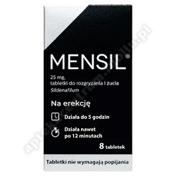 Mensil tabl.dorozgryz.iżucia 25mg 8tabl. *