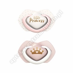 Canpol Babies Royal Baby Smoczek uspokajający symetryczny silikonowy 22/651_PIN 6-18 miesięcy *