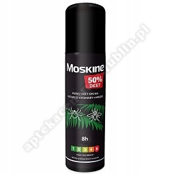 Moskine Płyn na komary, kleszcze, meszki 50 80ml * -niezbędnik