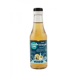 Ocet ryżowy do sushi niesłodzony filtrowany bio 250 ml -TERRASANA*