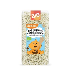 Ryż brązowy ekspandowany BIO 75 g -BIOMINKI*