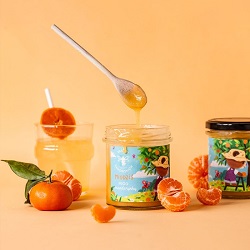 Miodziś - Miód z mandarynką 430g Pasieki Rodziny Sadowskich*
