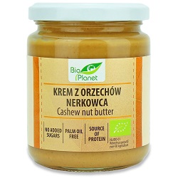 Krem z prażonych orzechów nerkowa BIO 250 g - BIO PLANET *