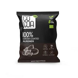 Migdały w kakao bez dodatku cukru bio 70 g - COCOA*