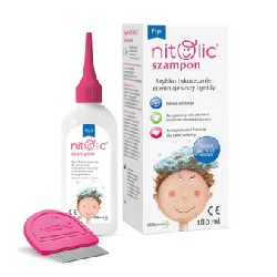 Pipi Nitolic Szampon do eliminacji wszy i gnid 180 ml