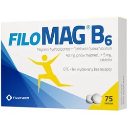 Filomag B6 tabl. 40mg+5mg 75tabl.(blist.)