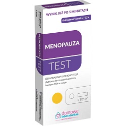 Test Menopauza płytkowy 1 op. (2 testy) *
