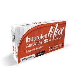 Ibuprofen Max Aurovitas 400mg 20kaps.