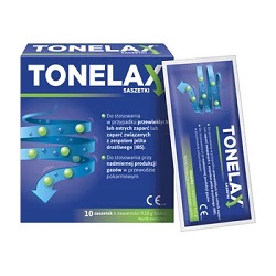 Tonelax, proszek za zaparcia i wzdęcia, 10 sasz. *