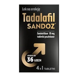 Tadalafil Sandoz tabl.powl. 10 mg 4 tabl.