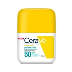 CeraVe Fluid przeciwsłoneczny  niewidocznyfluid  dla skóry normalnej i suchej SPF 50*