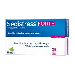Sedistress Forte tabl.powl. 500mg 28 tabl.