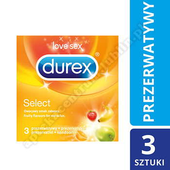 DUREX Prezerwatywy Select x 3 sztuki